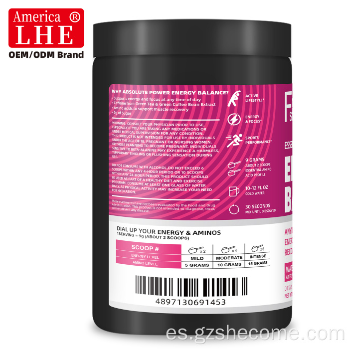 Shecome Energy Balance Powder Recuperación Energética Sandía